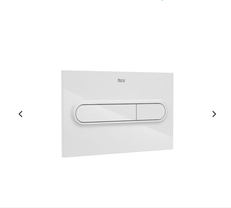 Roca Kit - Bastidor + Sanita suspensa + Placa/Botão