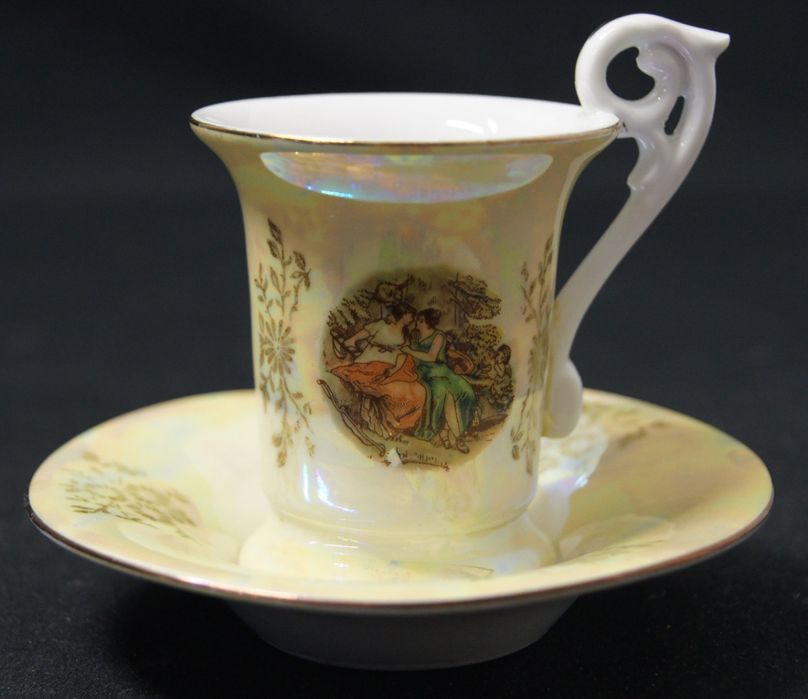 Stara Filiżanka Porcelanowa Kahla