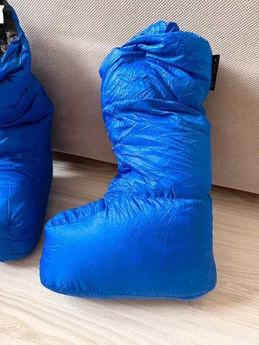 Niebieskie botki puchowe buty do namiotu Aura