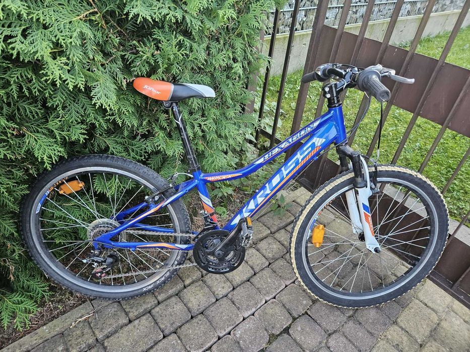 Rower dziecięcy Kross Replica Hexagon 24 cale amortyzator przód Łódź