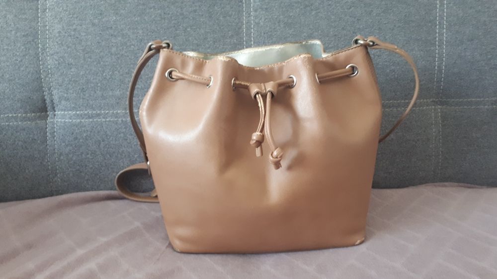 Torebka torba worek pasek camel