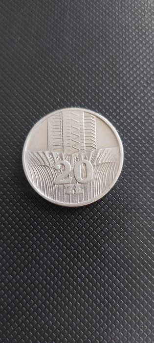 Moneta 20zł Wieżowiec i Kłosy PRL