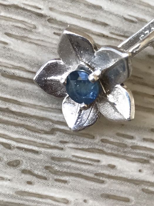 Серьги сапфиры и рубины серебро.