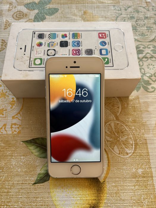 iPhone SE 1ª Geração 32GB Dourado – Bateria a 96%