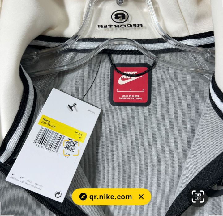 ‼️БЕЗ ПЕРЕДОПЛАТ‼️ Зіп Худі Nike Tech Fleece Reflective/nocta
