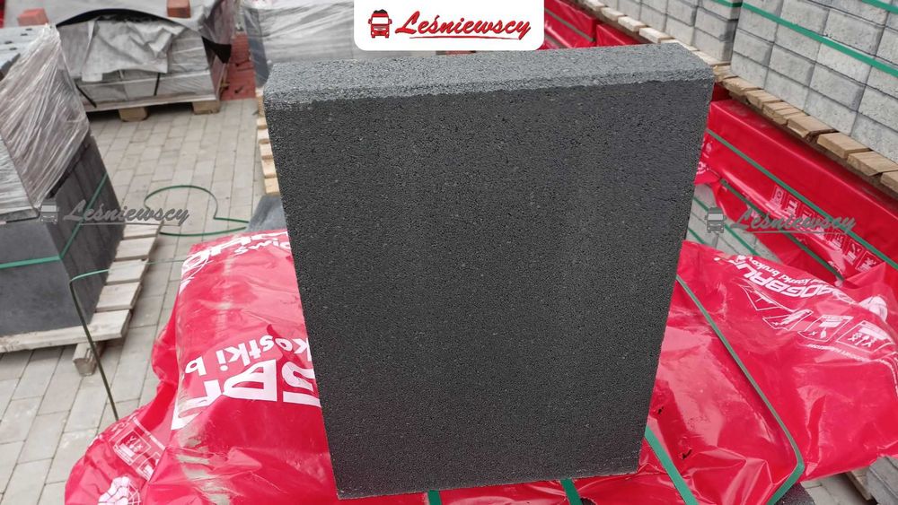 Palisada betonowa IMPARI 100x30x8 cm grafit - taras, schody- KURIER