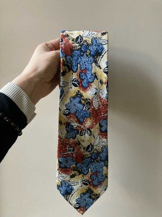 Wzorzysty krawat MYLORD by Kuster 100% jedwab