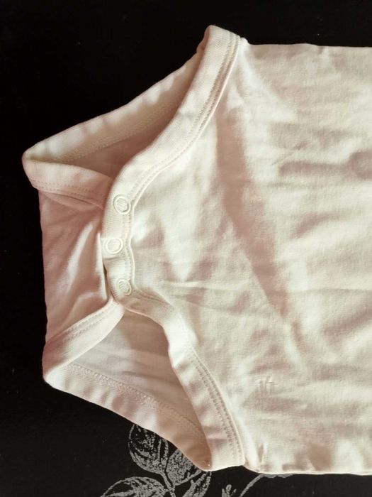 Białe body niemowlęce Unisex z kołnierzykiem - lupilu - Bawełna