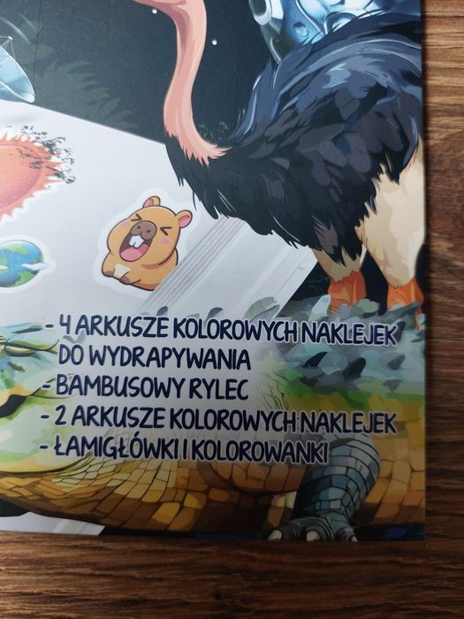 Zestaw naklejek i łamigłówek