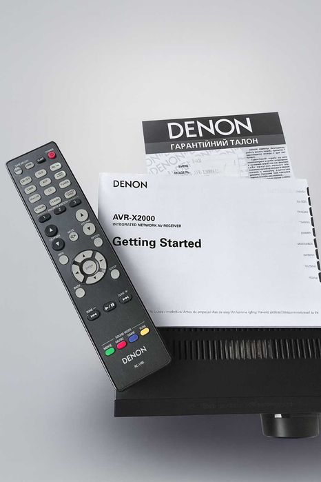ІДЕАЛЬНИЙ СТАН| 7.1 AV-ресивер Denon AVR-X2000 | 4K,AirPlay,AM/FM,DLNA