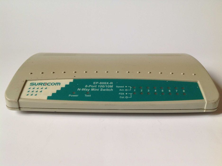 Свитч коммутатор Surecom EP-808X-R/2B состояние – неизвестно 8 портов