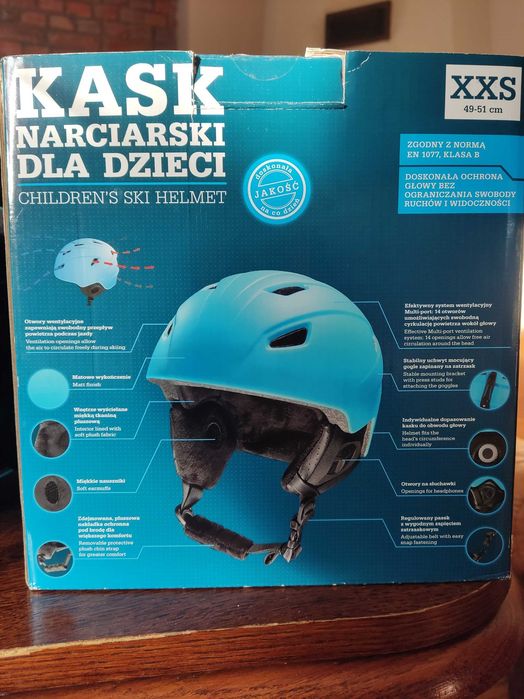 Narciarski kask dla dzieci