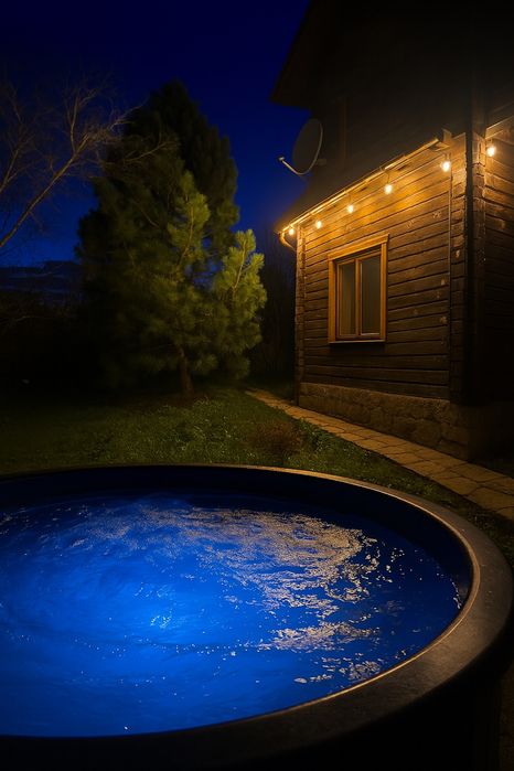 Дом зі спа-чаном Vysokyi Magic house |Харків |Тераса| Спальня| Кухня