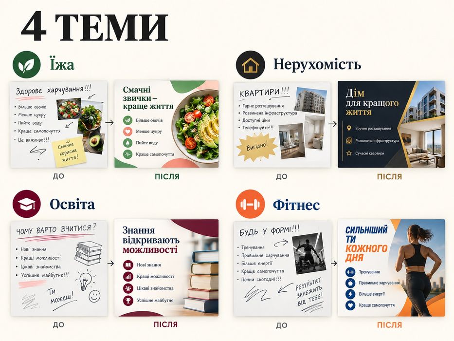 Дизайн та редизайн презентацій PowerPoint, PDF