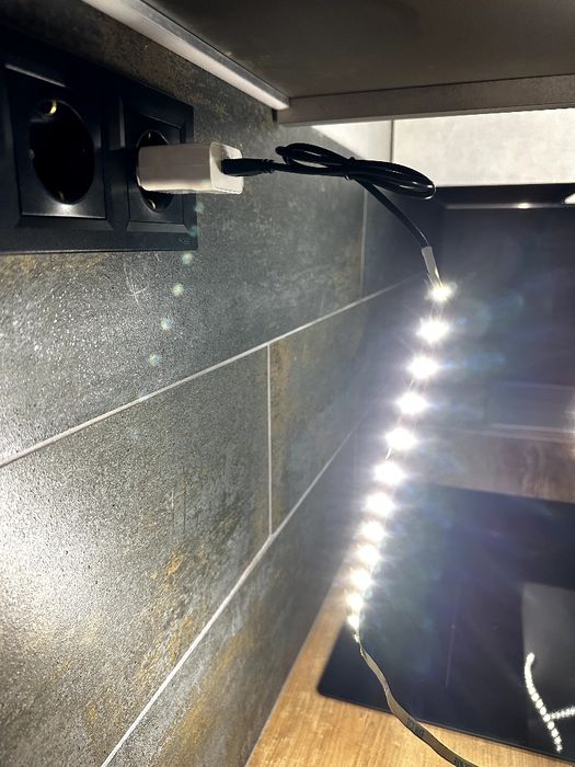 Светодиодная лента 5v, 5м от Powerbank, led світлодіодна стрічка 5в