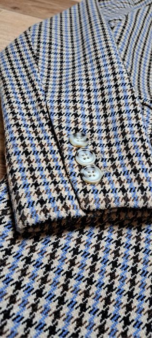 Nowy płaszcz w pepitkę kratkę kratę r.36/S Pull&Bear  klasyczny krój