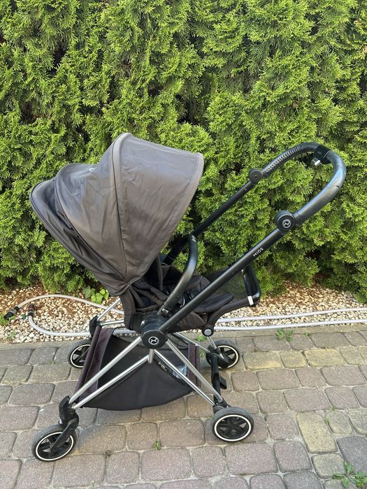 Cybex Mios 2 w 1 czarny gondola, spacerówka, parasolka