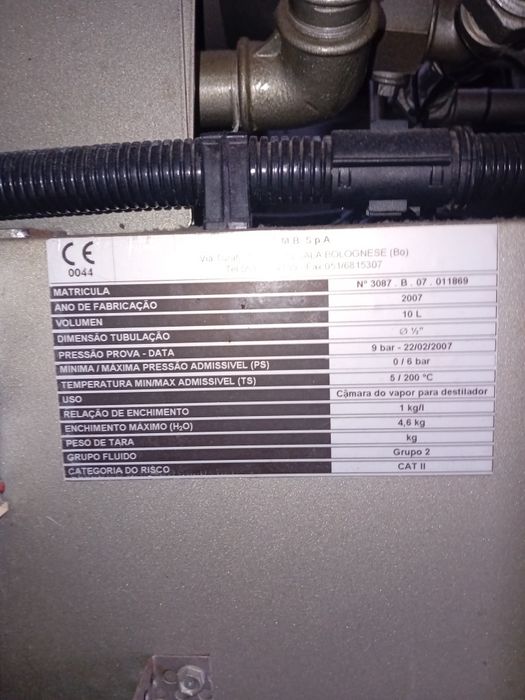 Máquina de lavar a seco Union XL825E