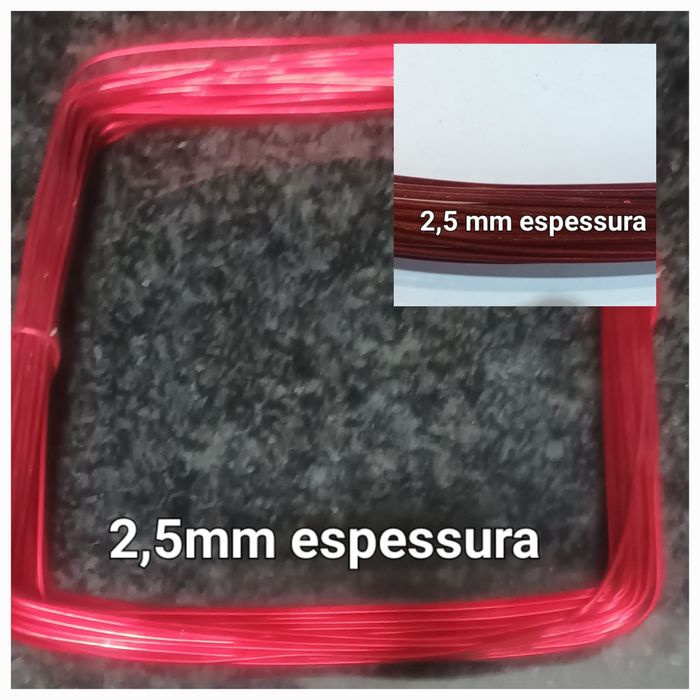 Arame de alumínio colorido