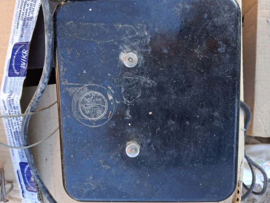 Telefon bakelitowy RWT z dzwonkiem stary