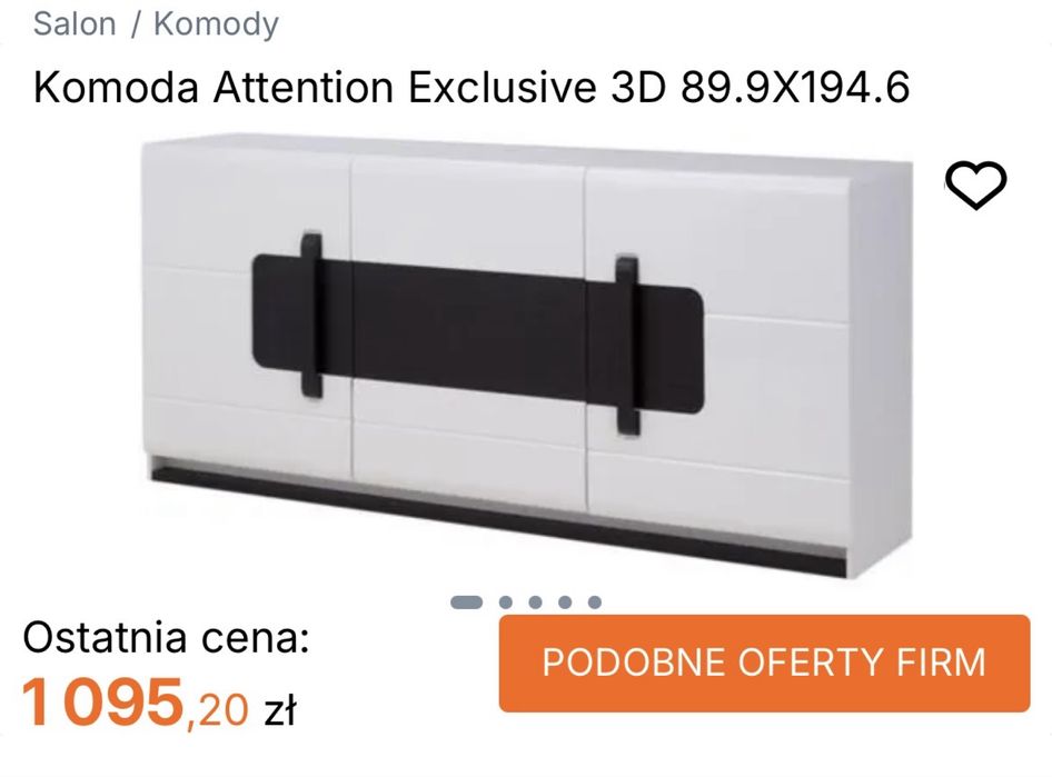 Meble szafka rtv komoda cena ostateczna