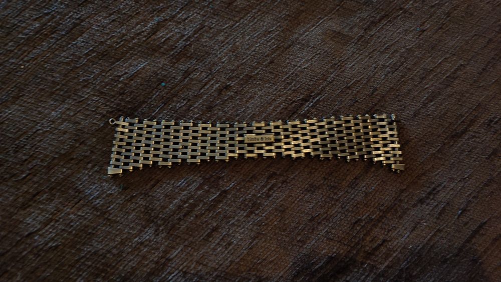 Conjunto colar e pulseira de metal - Bimba y Lola (RESERVADO)