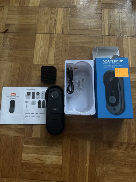 Wideodomofon dzwonek WiFi kamera Tuya Smart nocne widzenie OKAZJA