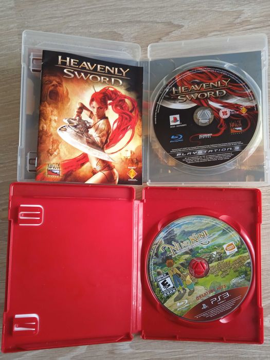 PS3 Lote 3 jogos GTA San Andreas, Ni No Kuni, Heavenly Sword