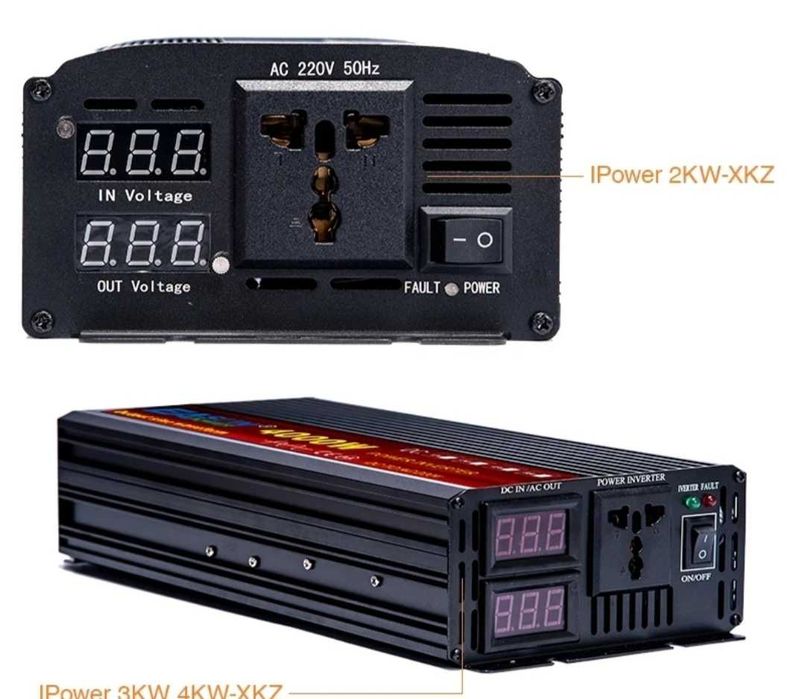 Przetwornica 12,24v na 230v 3000w czysty Sinus
