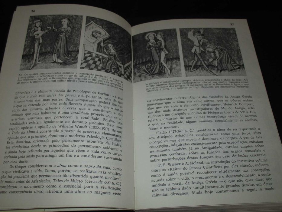 Livro Psicologia na vida do nosso tempo Gulbenkian