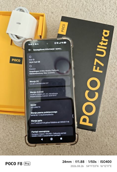 Xiaomi Poco F7 ultra 16/512 tanio