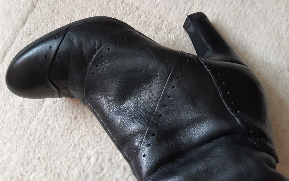 Skórzane damskie oficerki miejskie firmy Aldo, rozmiar 38