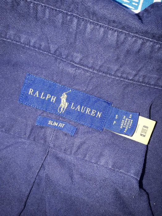Koszula Ralph Lauren r.s Slim Fit kołnierz długi rękaw
