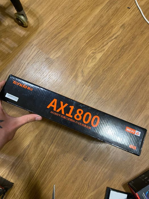 Wi-Fi 6 роутер Tenda AX3 AX1800 Gigabit Dual Band