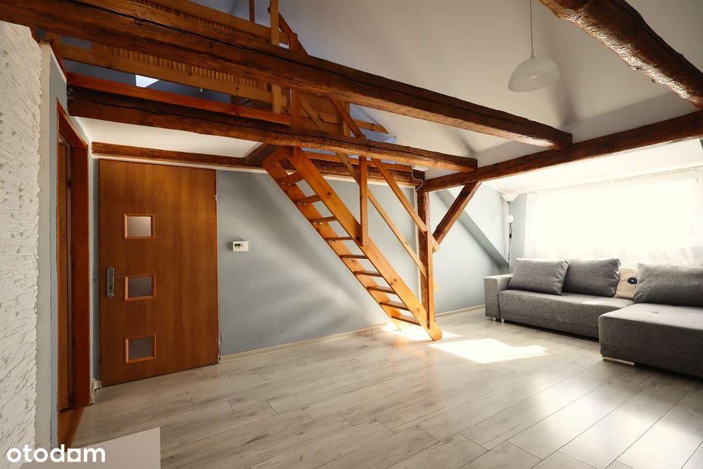 3 pokoje + antresola | klimatyczne poddasze