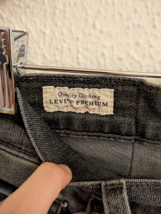 Calças de ganga cinzentas Levi Strauss & Co