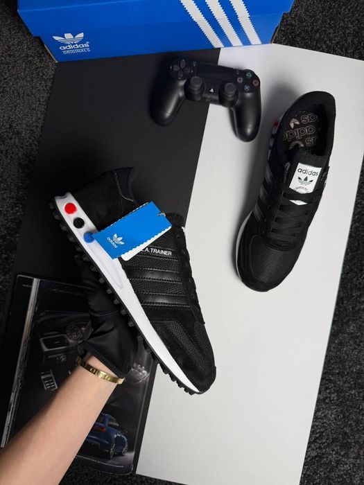 Літні кросівки чоловічі Adidas LA Trainer Black
