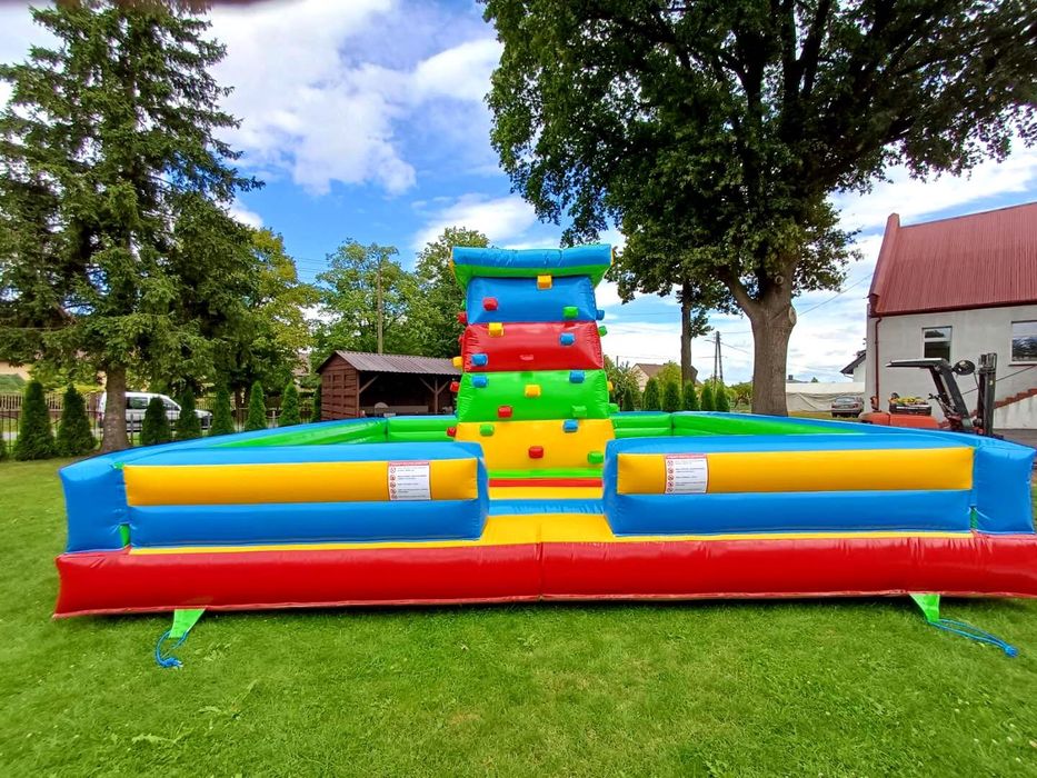 Wynajem dmuchańców zjeżdżalnia, karuzela łańcuchowa, byk rodeo, wata