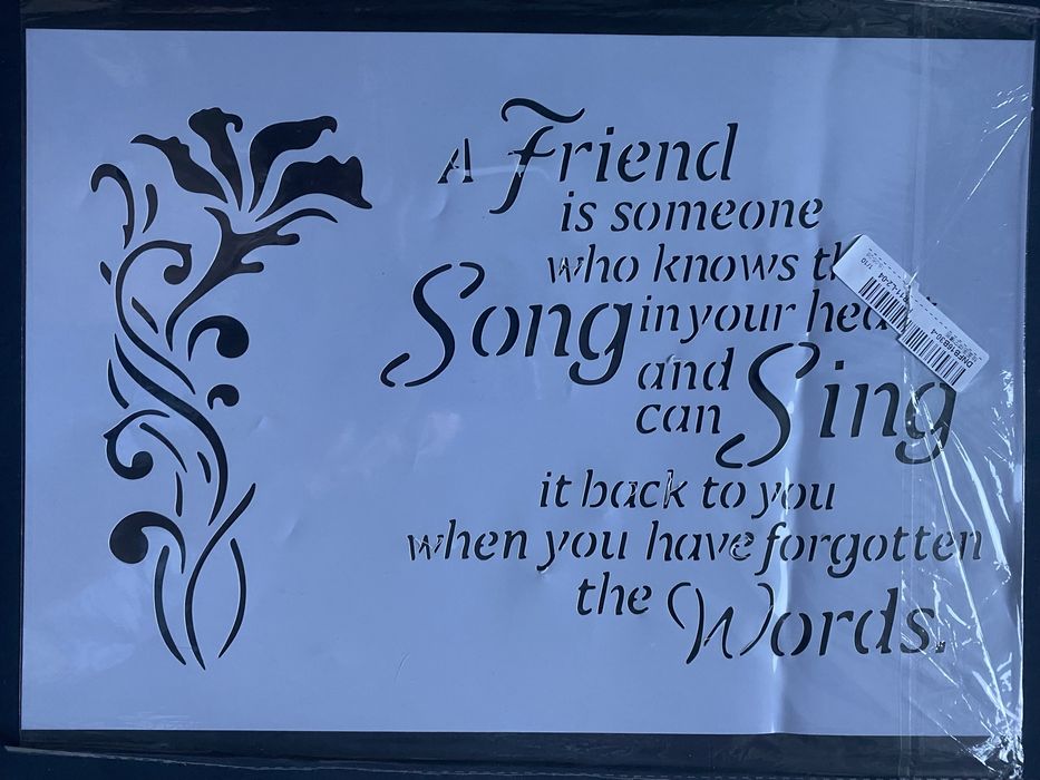 Szablony A4 - zestaw 6 sztuk