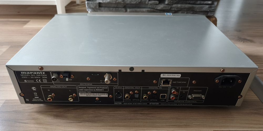 Marantz NA7004 Streamer, DAC, USB player , kabel zasilający audio