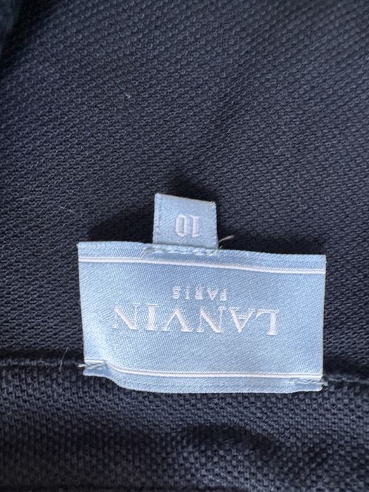 Koszulka polo Lanvin granatowa 9–10 lat 100% bawełna