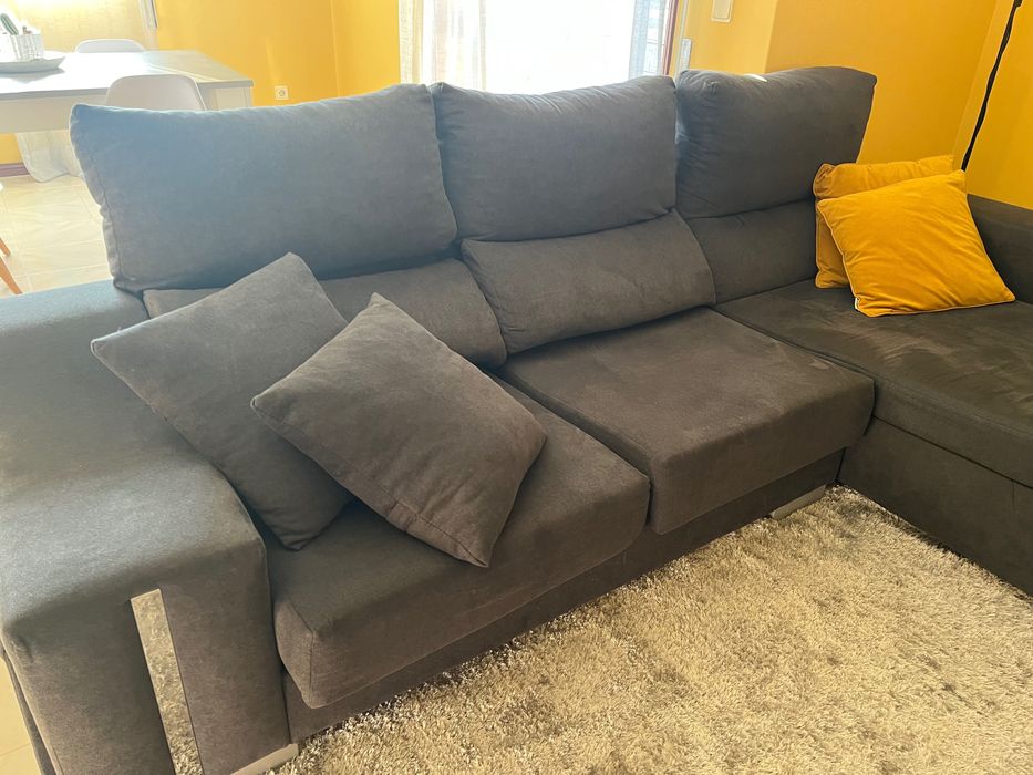 sofá com chaise longue