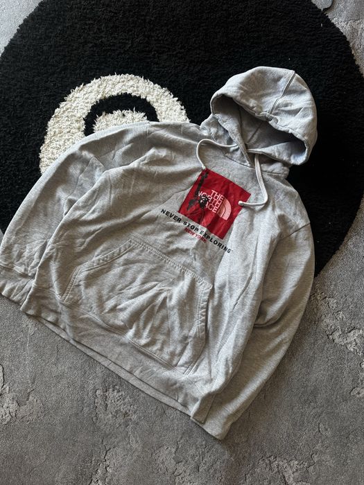 Худі The North Face New York L / Сіра Кофта ТНФ TNF / Nike Adidas Columbia Carhartt