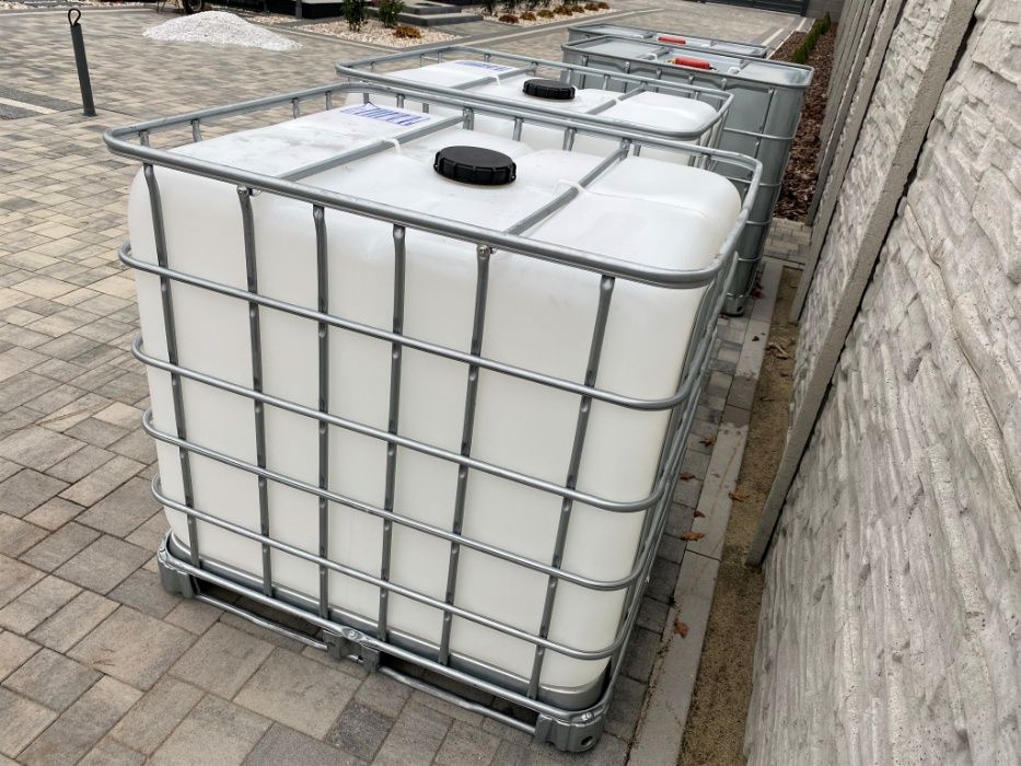 Zbiornik 1000l 1000 l na deszczówkę i inny płyn Mauzer Beczka Pojemnik