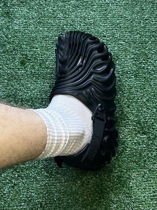 Crocs Черные Pollex Clog тапки крокс