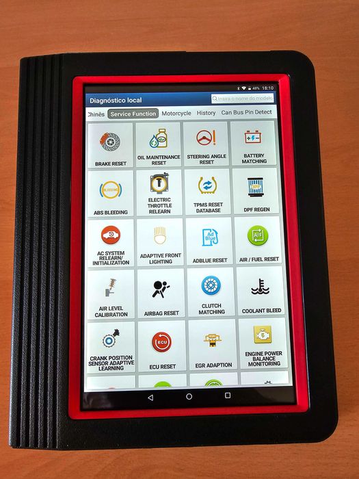 Máq. Diag. Auto Diagzone (Launch) Lig.Pesados.Elétric. Atualiz. Grátis