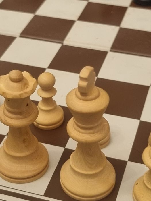 Szachy drewniane/Norwegia lata 60-te