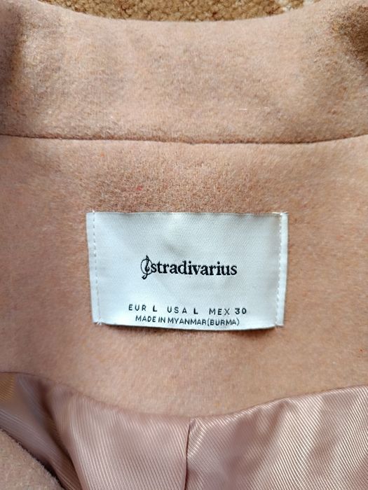 Продам беж пальто размер л