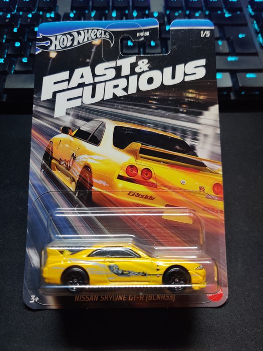 Hot Wheels Fast & Furious Nissan Skyline GT-R BCNR33