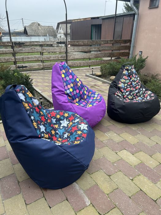 Дитяче крісло мішок, груша, пуф, футон, чилзон, мяч, безкаркасне крісо